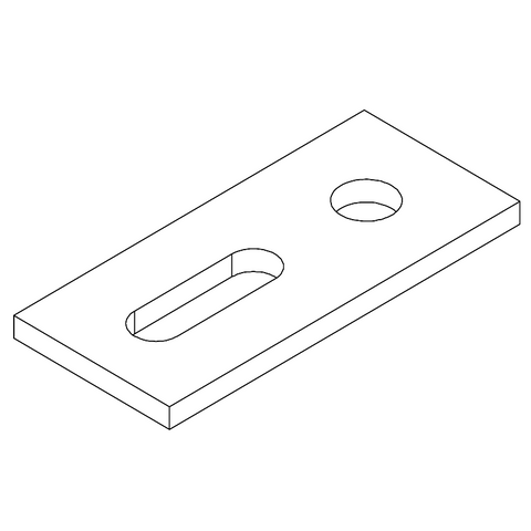 K2 Systems Aluminium Adapterblech M12 | 2002545