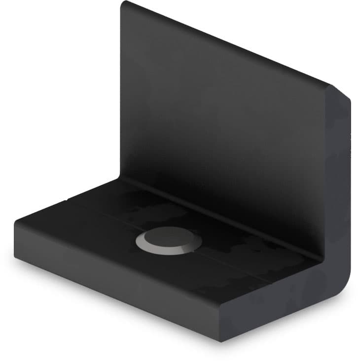 K2 Systems InsertionRail EndStop schwarz eloxiert | 2002761