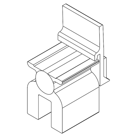 K2 Systems Snapfalzklemme CF:x SingleRail | 2003083