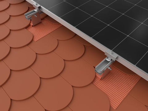 K2 Systems SingleHook FlatTile Metallabdeckung für Biberschwanz