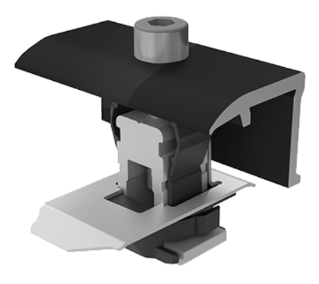 K2 Systems Universal Endklemme 25-40mm, schwarz eloxiert | 2004545