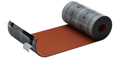 ToBo 4D Flex-Roll 280mm Anschlussrolle 5m rot/schwarz